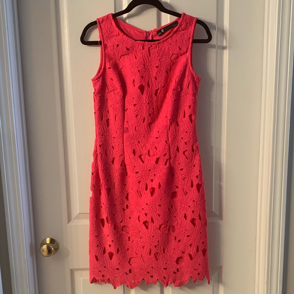 Hot pink dress